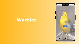 Screenshots of Warbler app